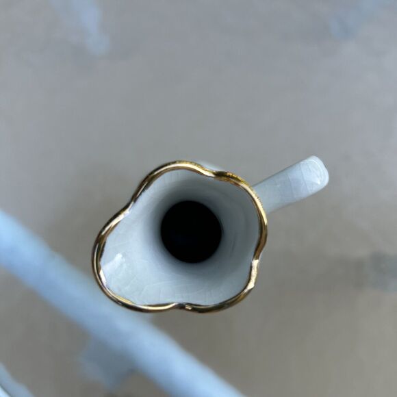 Vintage Old Foley James Kent Strawberries Butterflies Bud Vase Pitcher England - Picture 5 of 10